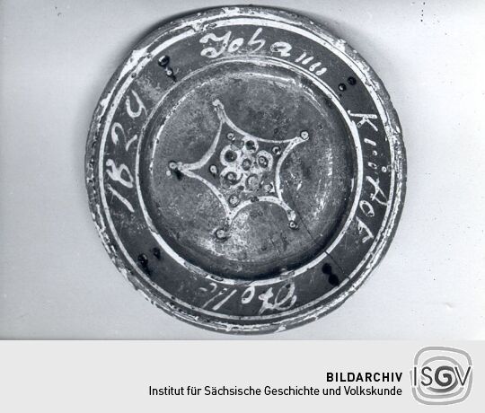 Teller aus dem Heimatmuseum Sebnitz