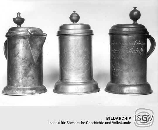 Bierkrüge aus dem Heimatmuseum Sebnitz