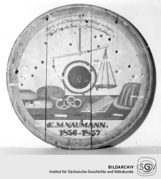 Schützenscheibe aus dem Heimatmuseum Nossen