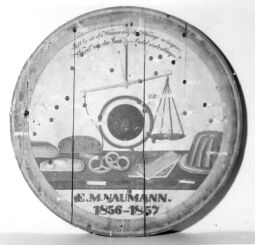 Bild: Schützenscheibe aus dem Heimatmuseum Nossen