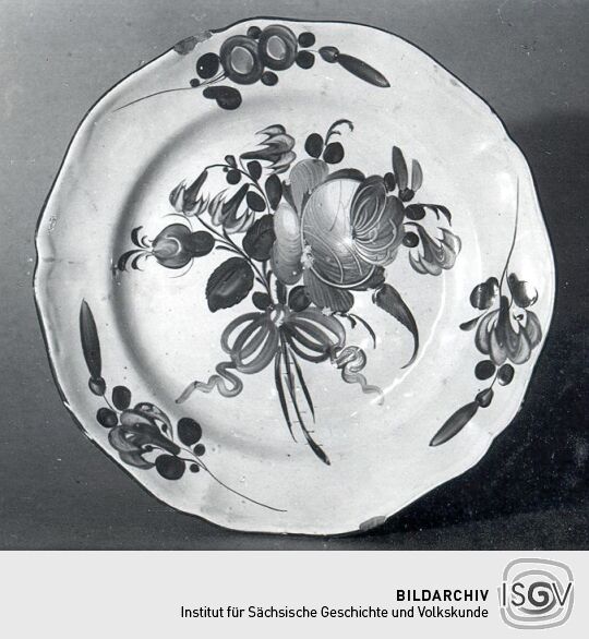 Teller aus dem Heimatmuseum Nossen
