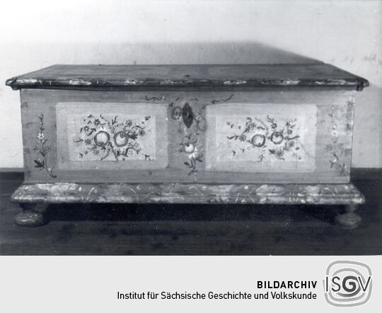 Truhe aus dem Heimatmuseum Nossen
