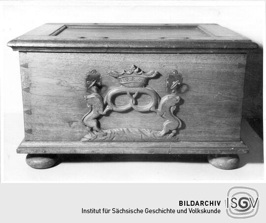 Innungslade aus dem Heimatmuseum Nossen
