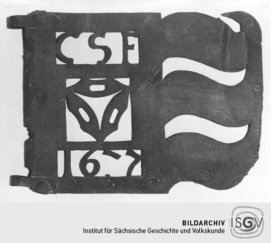 Wetterfahne aus dem Heimatmuseum Neustadt