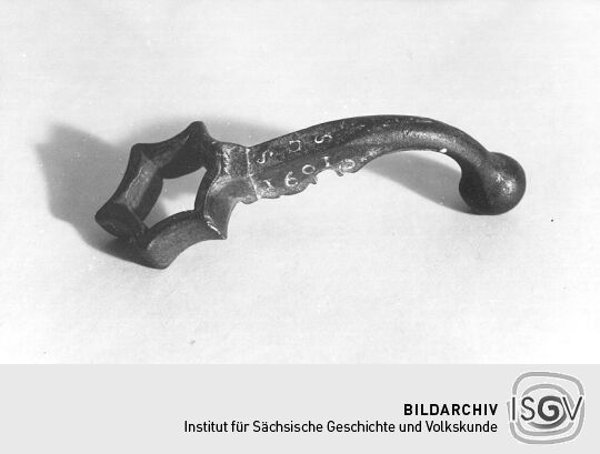 Teil eines Türklopfers aus dem Heimatmuseum Neustadt