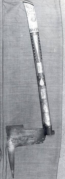 Bild: Barte aus dem Bergbaumuseum Freiberg