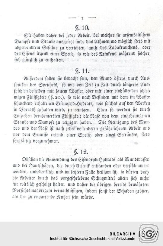 Schriftstück aus dem Bergbaumuseum Freiberg