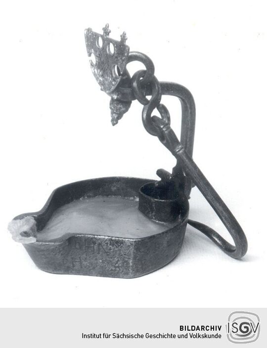 Froschlampe aus dem Museum in Zwickau