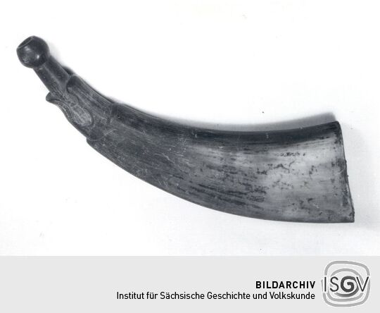 Pulverhorn aus dem Heimatmuseum Nossen