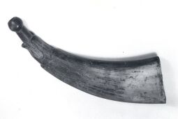 Bild: Pulverhorn aus dem Heimatmuseum Nossen