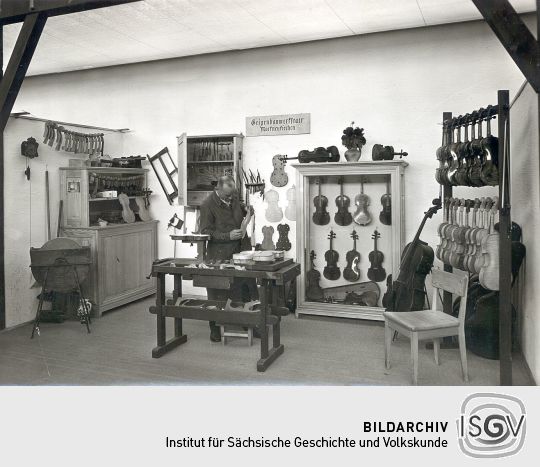 Ausstellung eines Geigenmachers in Dresden