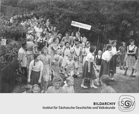 Festzug der Schrebergärtner in Schneeberg-Neustädtel