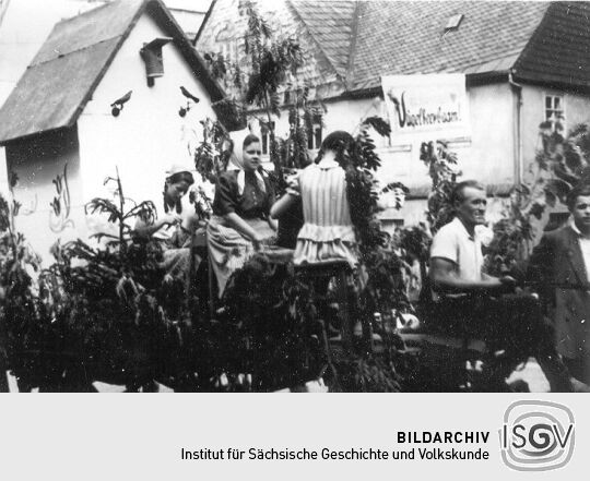 Festzug der Schrebergärtner in Schneeberg-Neustädtel