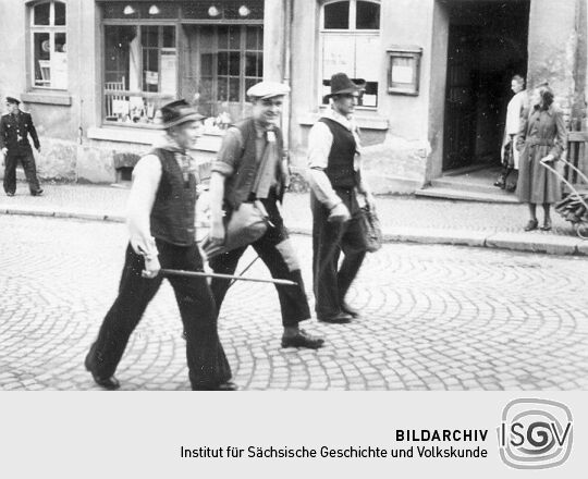 Festzug der Schrebergärtner in Schneeberg-Neustädtel