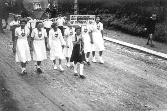 Festzug der Schrebergärtner in Schneeberg-Neustädtel
