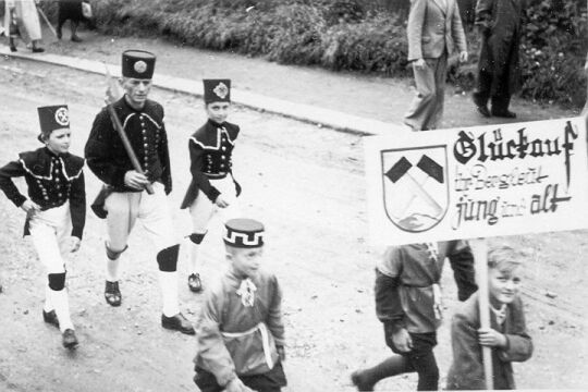 Festzug der Schrebergärtner in Schneeberg-Neustädtel