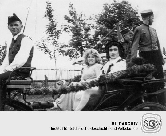 Festzug der Schrebergärtner in Schneeberg-Neustädtel