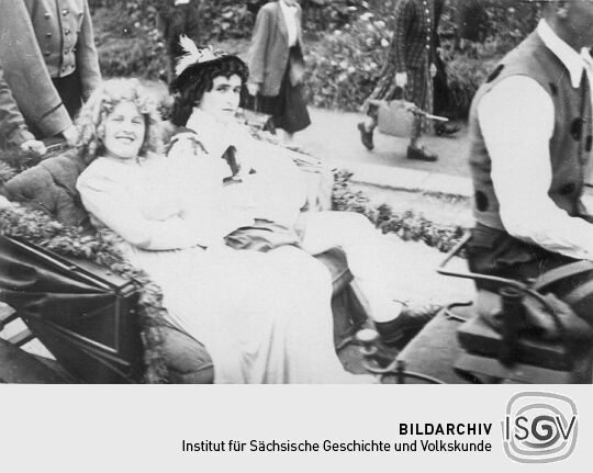 Festzug der Schrebergärtner in Schneeberg-Neustädtel