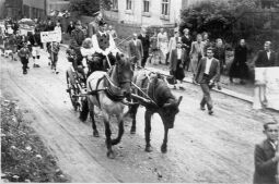 Bild: Festzug der Schrebergärtner in Schneeberg-Neustädtel