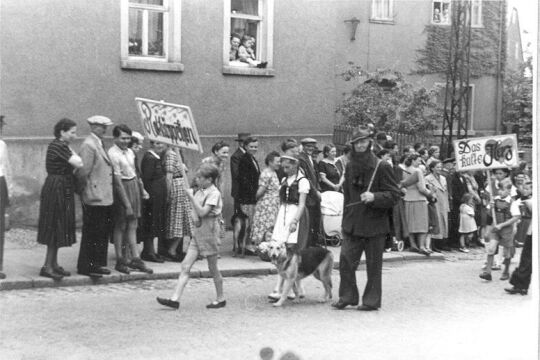 Festzug der Schrebergärtner in Schneeberg-Neustädtel
