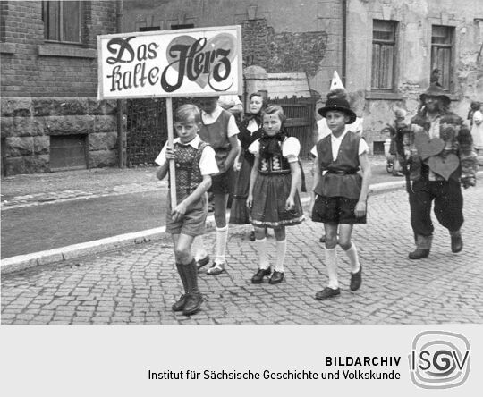 Festzug der Schrebergärtner in Schneeberg-Neustädtel
