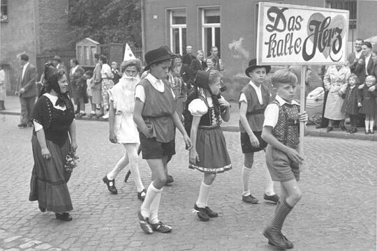 Festzug der Schrebergärtner in Schneeberg-Neustädtel