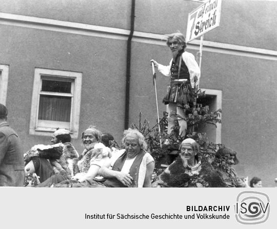 Festzug der Schrebergärtner in Schneeberg-Neustädtel