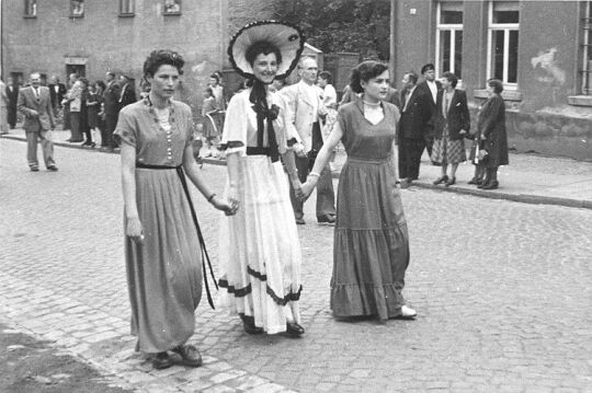 Festzug der Schrebergärtner in Schneeberg-Neustädtel