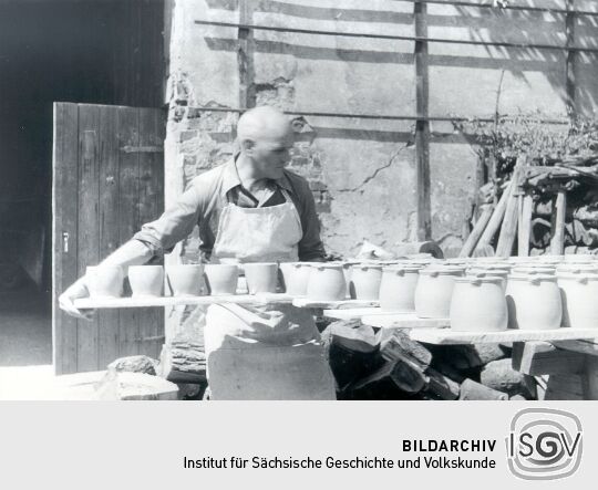 Töpfer-Obermeister Karl Lehmann