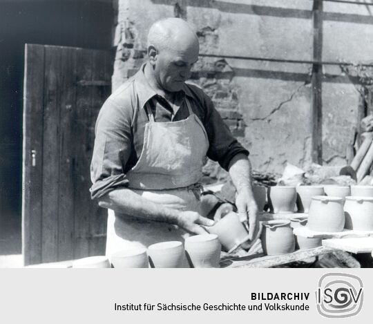 Töpfer-Obermeister Karl Lehmann