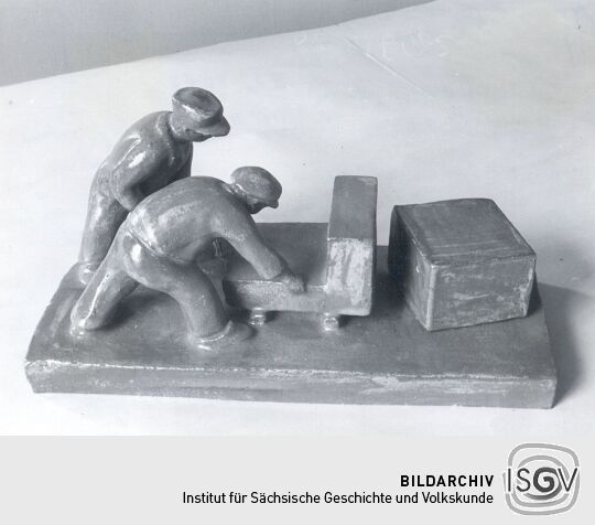 Keramik "Transportarbeiter" von Max Born