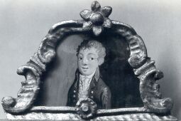 Bild: Wandspiegel im Heimatmuseum Sebnitz