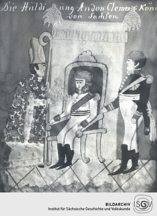 Zeitgenössische Lithographie von 1827