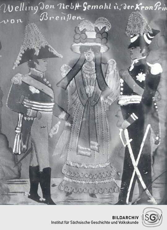 Zeitgenössische Lithographie von 1827