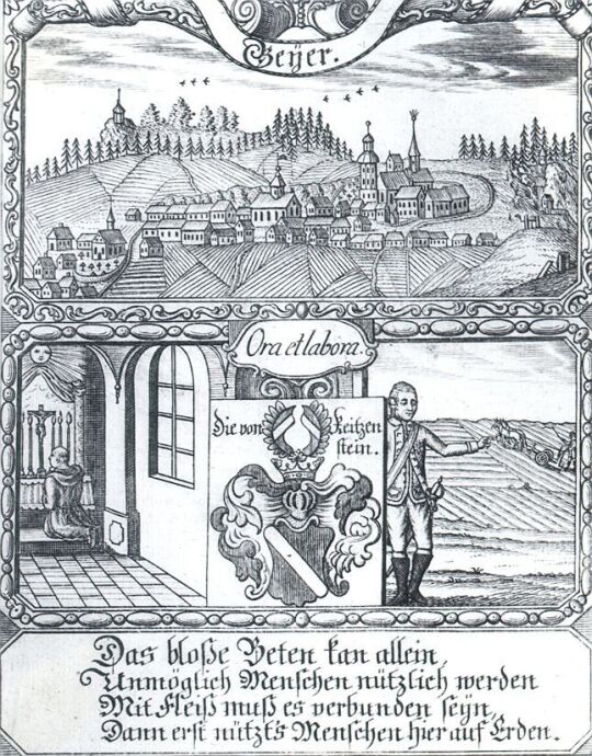 Darstellung der Stadt Geyer