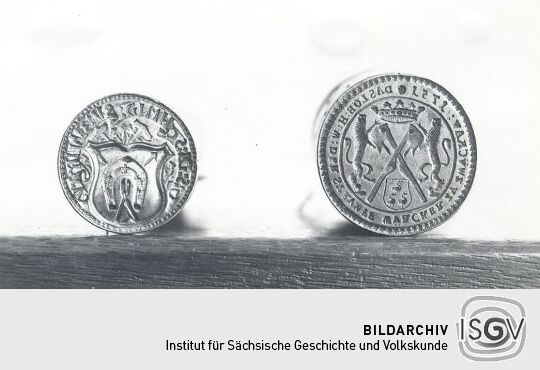 Siegel der Hufschmiede und der Strumpfwirker zu Zwickau