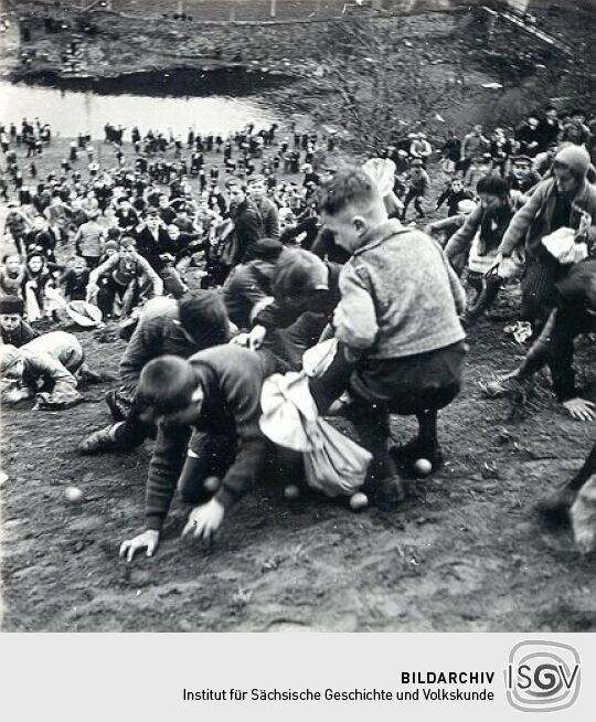 Eierschieben am Proitzschenberg