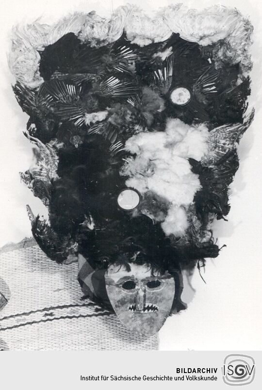 Neujahrsmaske aus dem Dorf Diwa