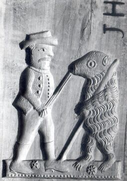 Bild: Pfefferkuchenmodel im Heimatmuseum Sebnitz