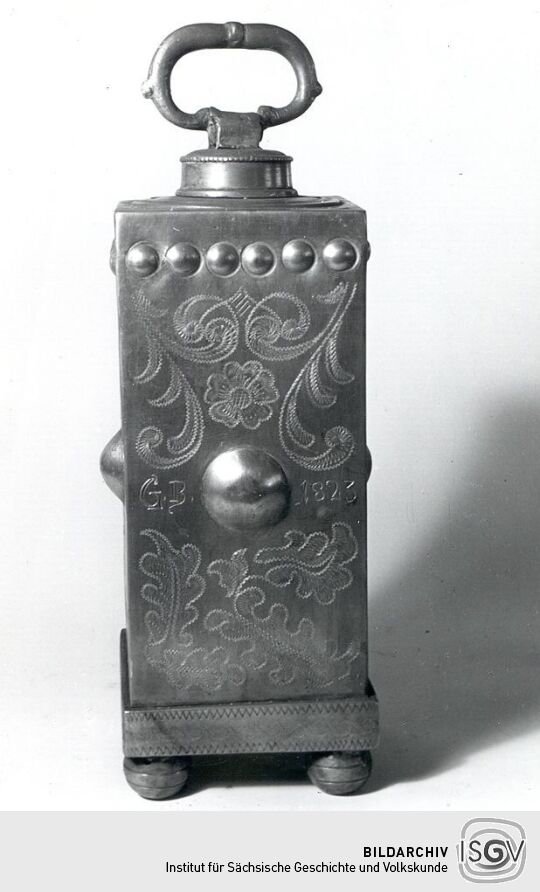 Wärmflasche im Heimatmuseum Frohburg