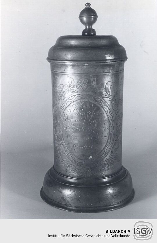 Bierhumpen im Heimatmuseum Rochlitz