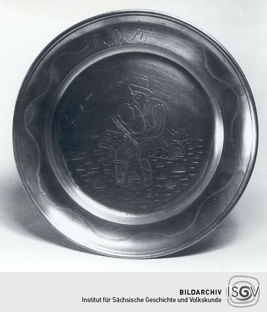 Zinnteller im Heimatmuseum Neustadt