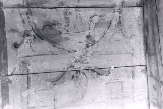 Holzbalkendecke in Eckartsberg, Detail