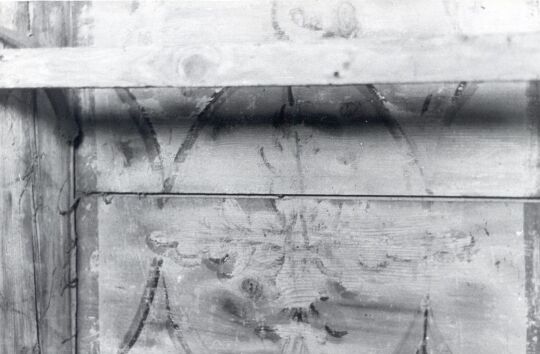 Holzbalkendecke in Eckartsberg, Detail