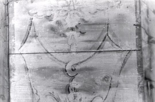Holzbalkendecke in Eckartsberg, Detail