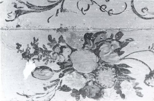 Holzbalkendecke in Eckartsberg, Detail
