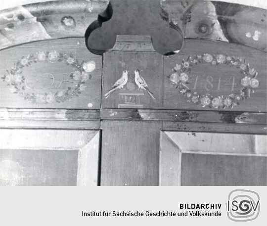 Schrank in Eckartsberg, Detail