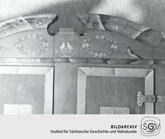 Schrank in Eckartsberg, Detail