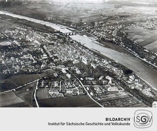 Luftaufnahme von Pirna