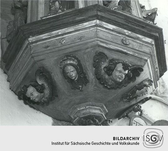 Kanzel der ehemaligen Schloßkirche Rochlitz
